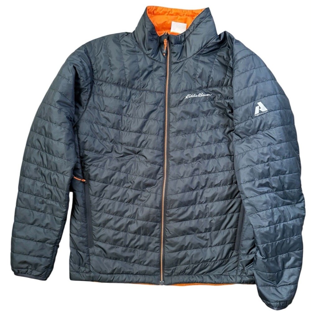 Eddie Bauer Ignitelite First Ascent Blue Orange Reversible Jacket Men’s Size M